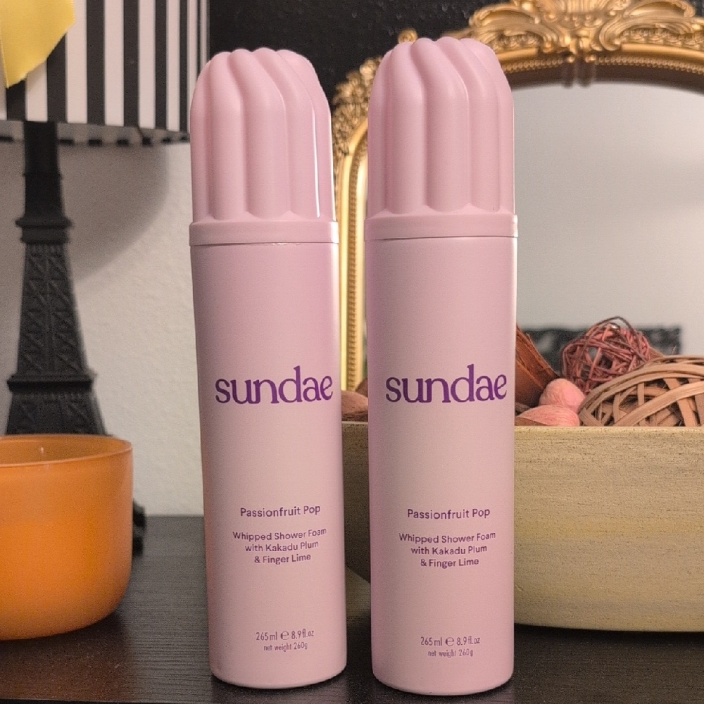 Sundae Passionfruit Pop Shower Foam Set Of 2